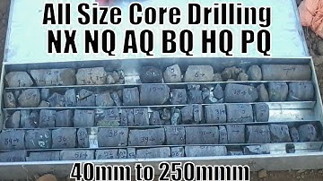 ✔ All Size Core Drilling BQ NX NQ HQ PQ 40mm To 250mm