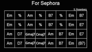 FOR SEPHORA (S.Rosenberg) play along with the best chords