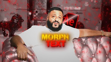 MORPH Text Tutorial | After Effects