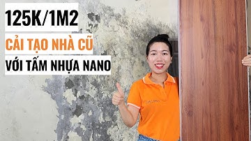 Cải tạo lại nhà khi tường bị ẩm mốc | Tấm ốp nhựa | Tấm ốp nhựa giả gỗ | Lê Hạ Haroma