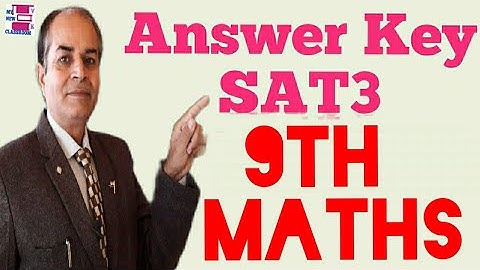 solved question paper maths class 9 hbse Sat3 answer key by vijay kumar
