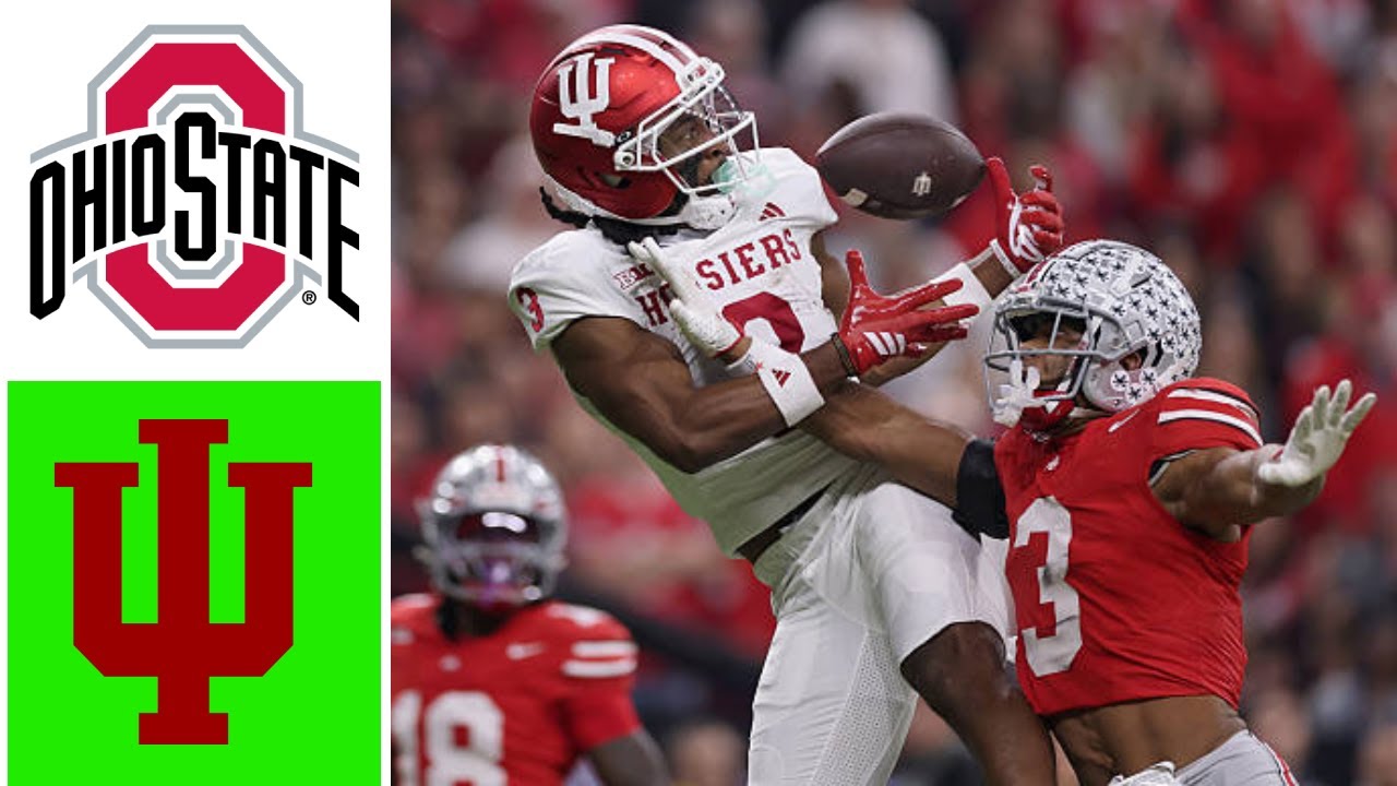 #1 Ohio State vs #2 Indiana Highlights | 2025 BIG College Football ...