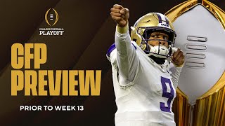 College Football Playoff Ranking Predictions: No. 5 Washington ENTERS Top 4? I CBS Sports