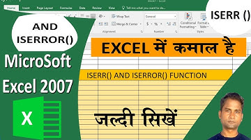 How to use ISERROR Formula  in Excel | ISERROR Function in Excel | Excel Tricks & Tips |Learn Excel|