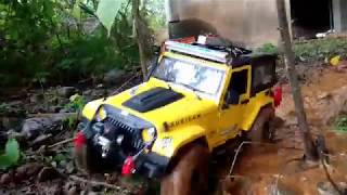 RC TRX4 SCX10 HOBAO MUD RUN 泥巴大戰