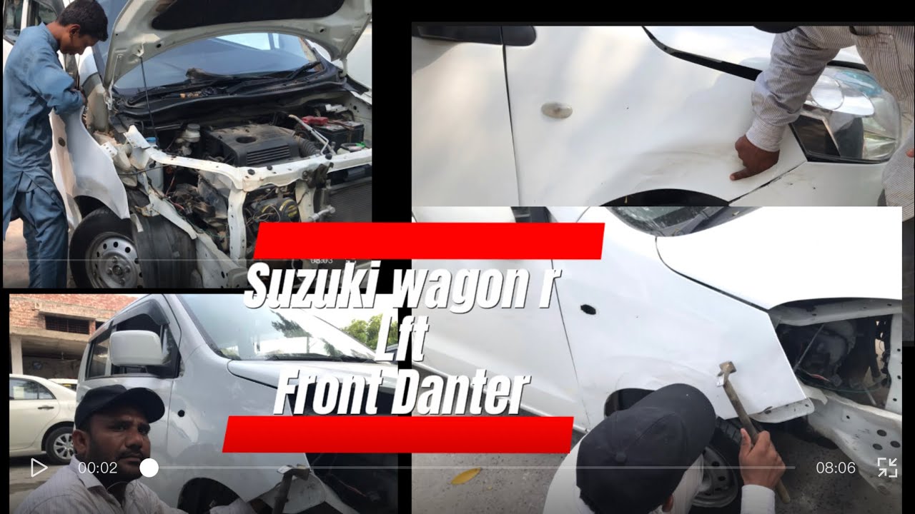 Suzuki wagon R Hood with RH Front Fender setting +Dry denting Gulberg Motors Lhr…