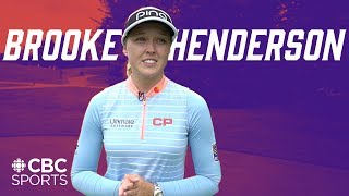 Brooke Henderson Walks Us Through Her Process and Strategies of a Par 4 Golf Hole | CBC Sports