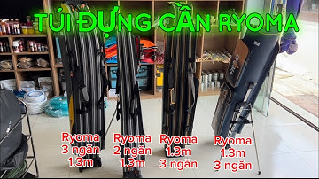 Bao đựng cần Ryoma cao cấp 3 ngăn, 2 ngăn size 1.3m giá rẻ