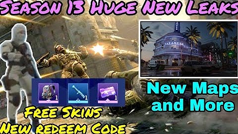 Free Rewards, New redeem code | Season 13 Huge leaks