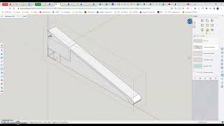 Sketchup for Schools-Co2 Car Model-Top View cuts, drawing the bottom back on.