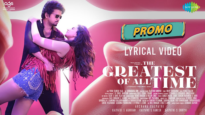 Spark Promo -The Goat 3rd Single | Thalapathy Vijay | Yuvan Shankar Raja | Venkat Prabhu
