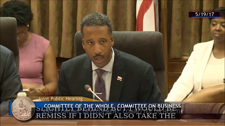 Councilmember Kenyan McDuffie on Chairman Sterling Tucker