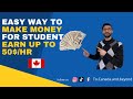 top 5 best part-time jobs in Canada for students | Easy Way to Make MONEY