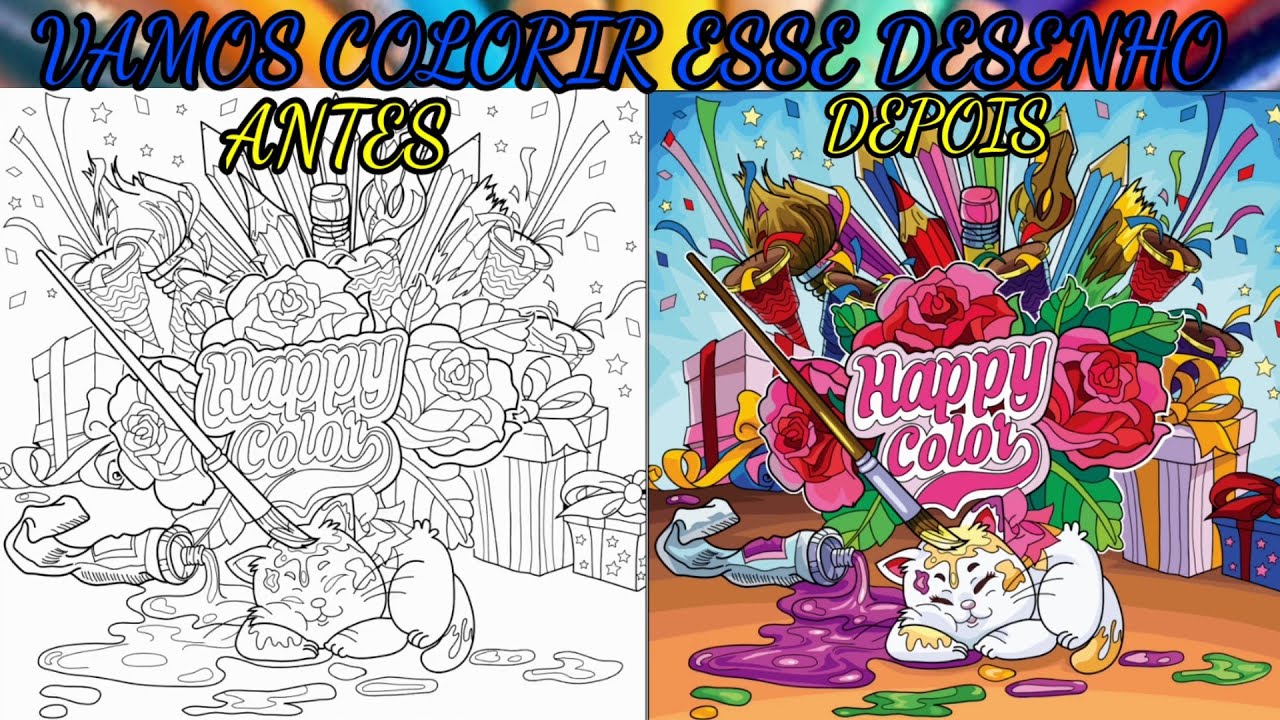 Desenhos da Gatinha Marie para colorir - Bora Colorir