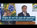 Bolsonaro exige a Brasil dejar de ser "un país de maricas" por el temor a la Covid