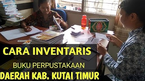 cara inventaris buku perpustakaan (pustakawan) Vlog