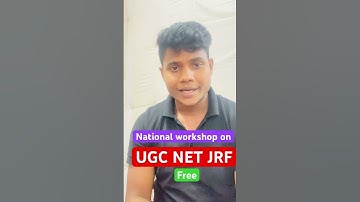 HOW TO QUALIFY UGC NET JRF IN FIRST ATTEMPT NATIONAL WORKSHOP #physicaleducation