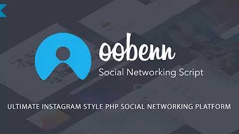 oobenn v ↻ ⇩ Nulled - Платформа социальной сети в стиле Instagram