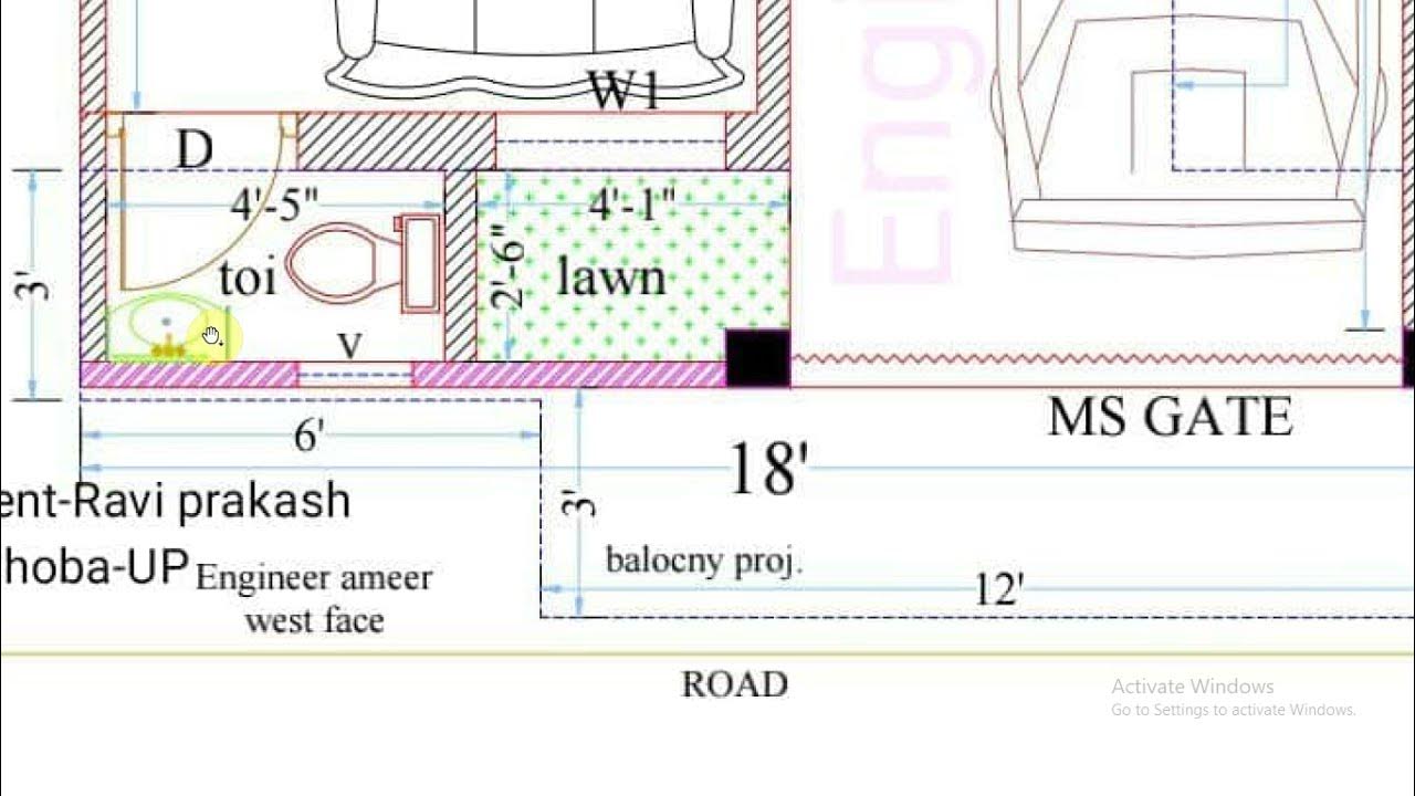 18x36-house-plan-3bhk-with-carparking-lawn-18-36-makan-ka-naksha-18-by-36