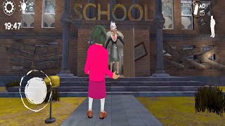 Playing as Miss T in Terrible Night at School - New Update Easy Mode Full Gameplay (Android,iOS)