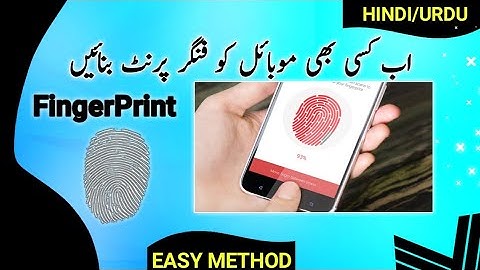Best Way To Set Fingerprint Lock With Camera On All Android Phones 2018-19