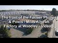 &#39;The front view of the former Phillips &amp; Powis/ Miles Aircraft Factory at Woodley&#39;.