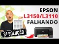 Epson l3150 falhando a impressao riscando ou nao imprime