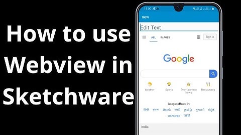 How to use Webview in Sketchware
