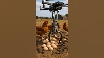 Advanced Drone captures snakes with iron clamp  .#sharp #Drohne  #ドローン