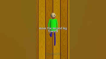 How To Walk Tutorial #baldi #baldisbasics #tutorial