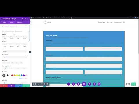 How To Style Gravity Form Description In Divi