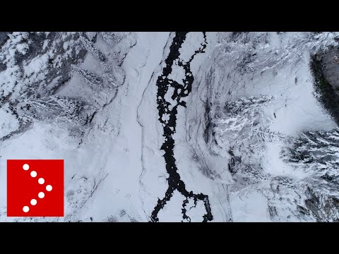 La neve sui Serrai di Sottoguda devastati dall'ondata di maltempo di ottobre 2018