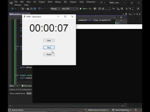 How to Create Stopwatch in Python Tkinter #python #programminglanguage ...