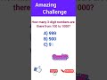 Challenge for genius Challenge 🎯🤟 Mathematics short quiz puzzle