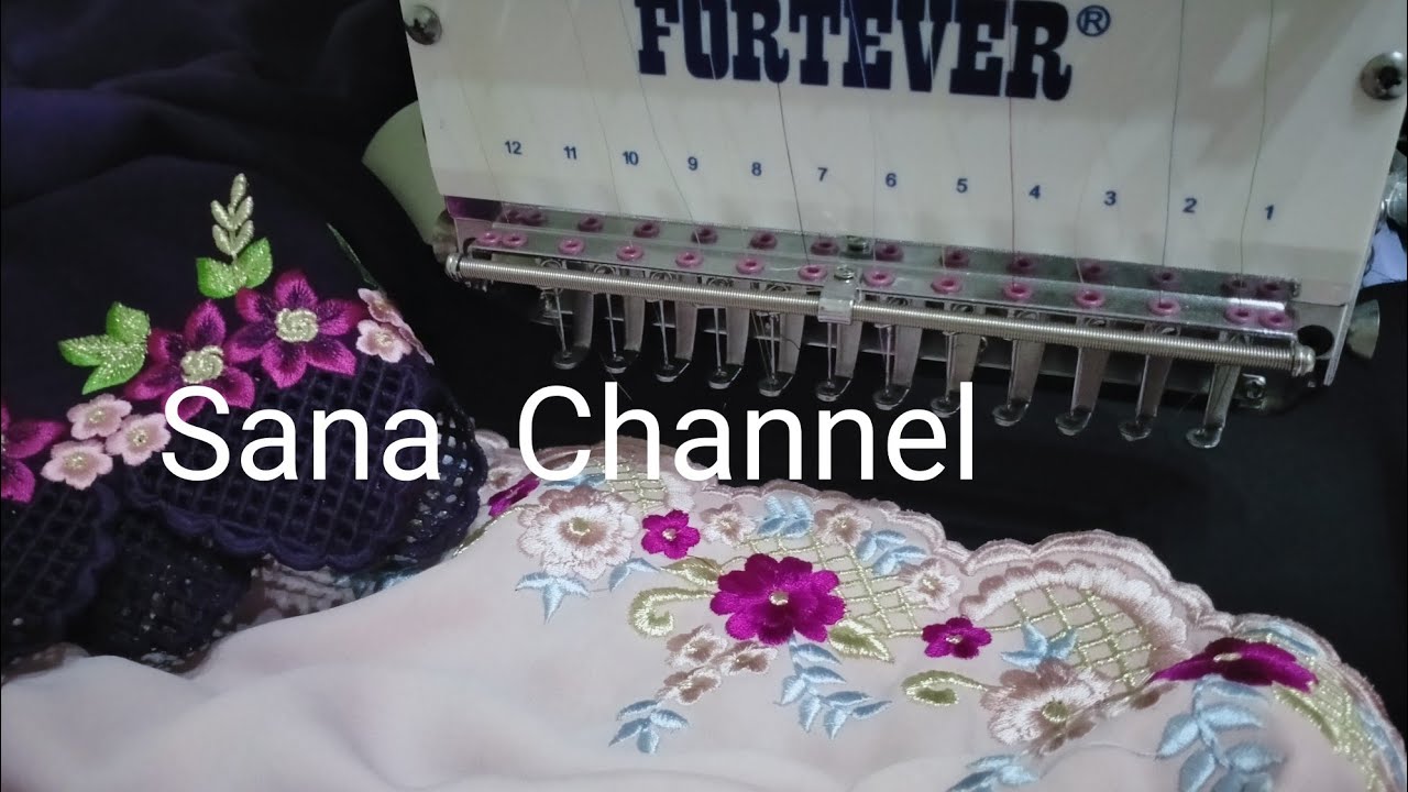 تجربتي مع ماكينة #forterver# وانتقالي من الطرز بالماكينة الى الطرز الإلكتروني