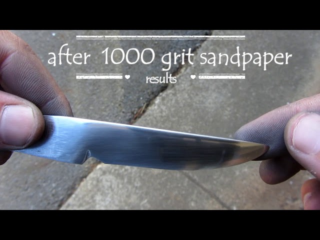 How To Mirror Polish A Knife Blade  Complete Guide - Red Label Abrasives