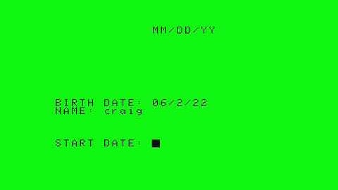 Biorhythms 1983Mattel FOR Mattel Aquarius FROM http craig anderson themes weebly com