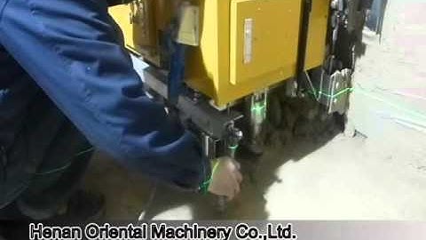 ORM6 Laser positioning Automatic rendering machine VIDEO HD