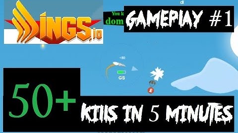 Wings.io Gameplay #1 - 50+ KILLS IN 5 MINUTES!!