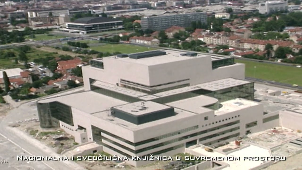 Zgrada Nacionalne i sveučilišne knjižnice u Zagrebu - NSK 1995