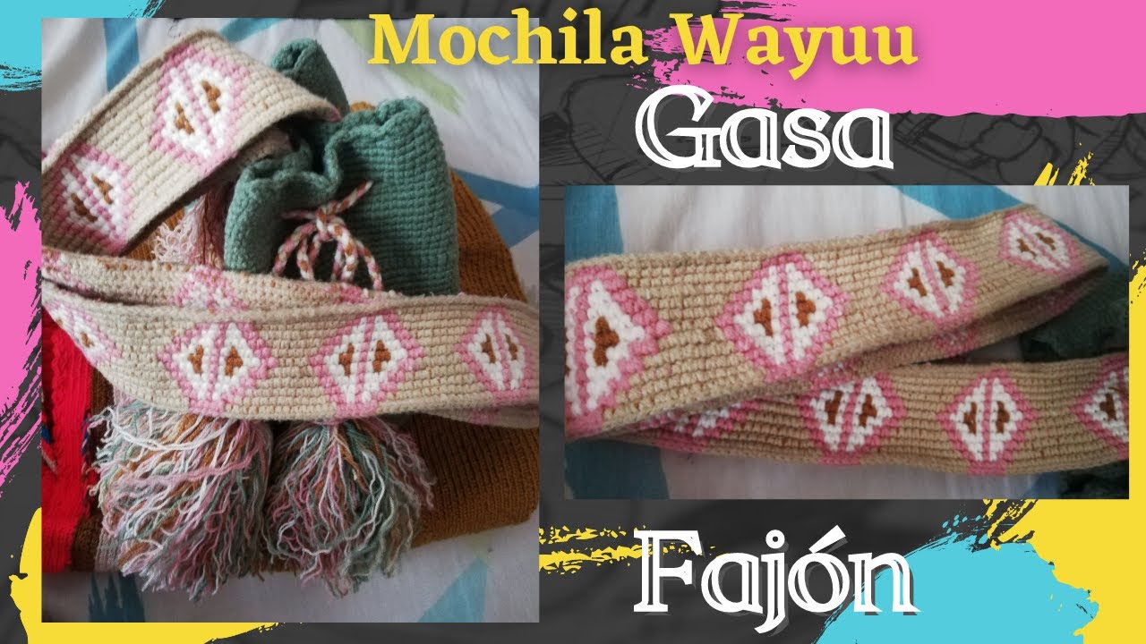 MOCHILA WAYUU PASO #4 - Gasa o Fajón Tejido.