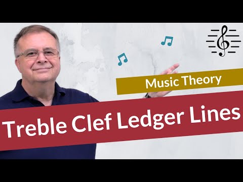 Reading Treble Clef Ledger Lines - Music Theory