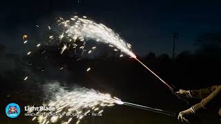 FN156 Light Blade - Handheld Fountain Lightsaber - Sky Bacon Fireworks 2025 Production
