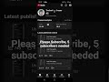 Last 5 subscribers please🎧