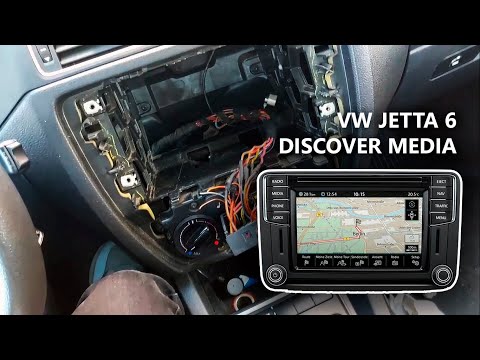 Установка Discover Media (Composition) на VW Jetta 6. CAN шина, USB хаб, микрофон и тд.