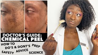 How To Get Rid Of Hyperpigmentation, Melasma, Acne, Rough Texture BLACK DARK SKIN - Chemical Peels