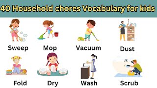 40 Household Chores Vocabulary With Sentences