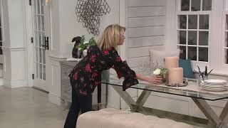 Luminara Rustic Flamelss Candle with Remote on QVC