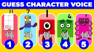 Guess The Numberblocks Characters By Their Voices 🎬🔥 | Numberblocks Voice Quiz