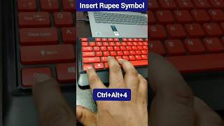 Insert Rupee Symbol in word ll Excel Tips Tricks ll Excel shortcut Keys shorts excel